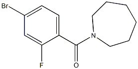 1-(4-bromo-2-fluorobenzoyl)azepane 化学構造式