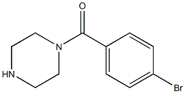 1-(4-bromobenzoyl)piperazine Structure