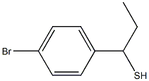 1-(4-bromophenyl)propane-1-thiol,,结构式