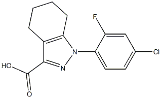  1-(4-chloro-2-fluorophenyl)-4,5,6,7-tetrahydro-1H-indazole-3-carboxylic acid