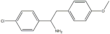 1-(4-chlorophenyl)-2-(4-methoxyphenyl)ethan-1-amine|