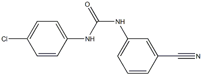  1-(4-chlorophenyl)-3-(3-cyanophenyl)urea