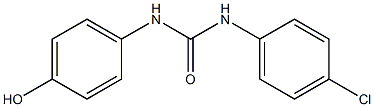 1-(4-chlorophenyl)-3-(4-hydroxyphenyl)urea Structure