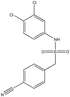 1-(4-cyanophenyl)-N-(3,4-dichlorophenyl)methanesulfonamide