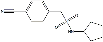 1-(4-cyanophenyl)-N-cyclopentylmethanesulfonamide