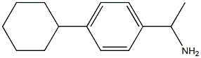 1-(4-cyclohexylphenyl)ethan-1-amine,,结构式