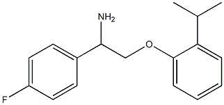 1-(4-fluorophenyl)-2-(2-isopropylphenoxy)ethanamine Structure