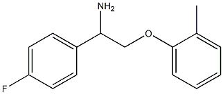 1-(4-fluorophenyl)-2-(2-methylphenoxy)ethanamine Structure