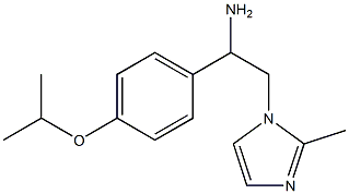 1-(4-isopropoxyphenyl)-2-(2-methyl-1H-imidazol-1-yl)ethanamine,,结构式