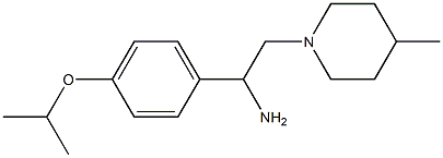 1-(4-isopropoxyphenyl)-2-(4-methylpiperidin-1-yl)ethanamine