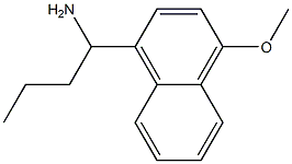 1-(4-methoxynaphthalen-1-yl)butan-1-amine 结构式