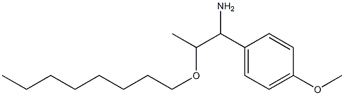 1-(4-methoxyphenyl)-2-(octyloxy)propan-1-amine 结构式