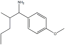 1-(4-methoxyphenyl)-2-methylpentan-1-amine,,结构式