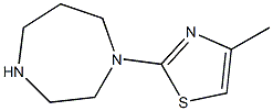 1-(4-methyl-1,3-thiazol-2-yl)-1,4-diazepane Structure