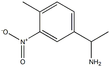 1-(4-methyl-3-nitrophenyl)ethanamine Structure