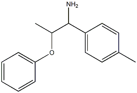 1-(4-methylphenyl)-2-phenoxypropan-1-amine Struktur