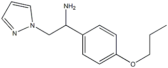 1-(4-propoxyphenyl)-2-(1H-pyrazol-1-yl)ethanamine