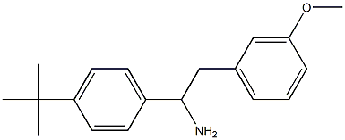 1-(4-tert-butylphenyl)-2-(3-methoxyphenyl)ethan-1-amine,,结构式