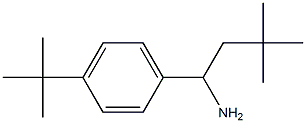 1-(4-tert-butylphenyl)-3,3-dimethylbutan-1-amine Struktur