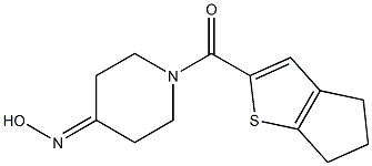 1-(5,6-dihydro-4H-cyclopenta[b]thien-2-ylcarbonyl)piperidin-4-one oxime