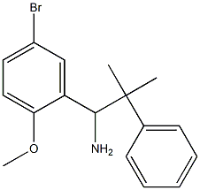 1-(5-bromo-2-methoxyphenyl)-2-methyl-2-phenylpropan-1-amine