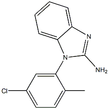 1-(5-chloro-2-methylphenyl)-1H-1,3-benzodiazol-2-amine|