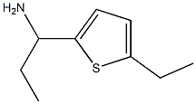 1-(5-ethylthiophen-2-yl)propan-1-amine Structure