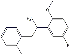 1-(5-fluoro-2-methoxyphenyl)-2-(2-methylphenyl)ethan-1-amine