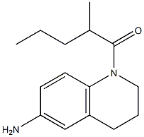 1-(6-amino-1,2,3,4-tetrahydroquinolin-1-yl)-2-methylpentan-1-one 结构式