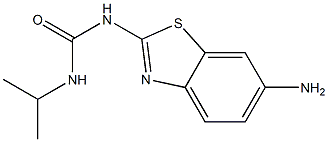 1-(6-amino-1,3-benzothiazol-2-yl)-3-propan-2-ylurea 结构式