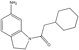  1-(6-amino-2,3-dihydro-1H-indol-1-yl)-2-cyclohexylethan-1-one