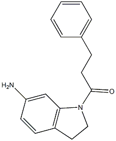 1-(6-amino-2,3-dihydro-1H-indol-1-yl)-3-phenylpropan-1-one