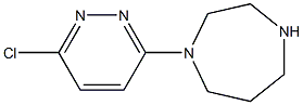 1-(6-chloropyridazin-3-yl)-1,4-diazepane,,结构式