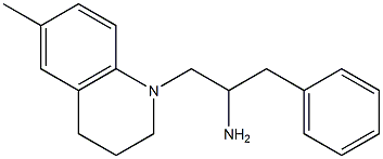 1-(6-methyl-1,2,3,4-tetrahydroquinolin-1-yl)-3-phenylpropan-2-amine 化学構造式