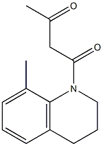 1-(8-methyl-1,2,3,4-tetrahydroquinolin-1-yl)butane-1,3-dione Structure