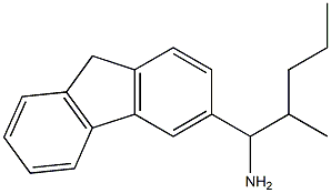 1-(9H-fluoren-3-yl)-2-methylpentan-1-amine Structure