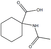 1-(acetylamino)cyclohexanecarboxylic acid Structure