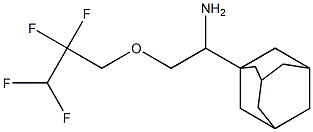 1-(adamantan-1-yl)-2-(2,2,3,3-tetrafluoropropoxy)ethan-1-amine Struktur