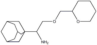 1-(adamantan-1-yl)-2-(oxan-2-ylmethoxy)ethan-1-amine Struktur
