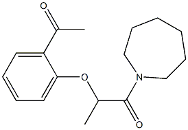 1-(azepan-1-yl)-2-(2-acetylphenoxy)propan-1-one