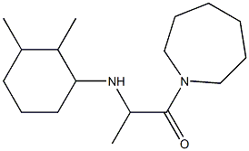 1-(azepan-1-yl)-2-[(2,3-dimethylcyclohexyl)amino]propan-1-one|