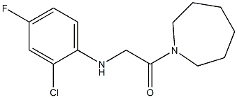 1-(azepan-1-yl)-2-[(2-chloro-4-fluorophenyl)amino]ethan-1-one