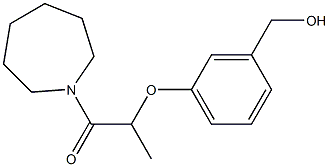 1-(azepan-1-yl)-2-[3-(hydroxymethyl)phenoxy]propan-1-one