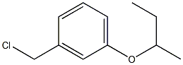 1-(butan-2-yloxy)-3-(chloromethyl)benzene,,结构式