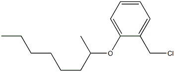 1-(chloromethyl)-2-(octan-2-yloxy)benzene Struktur