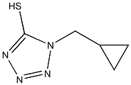 1-(cyclopropylmethyl)-1H-1,2,3,4-tetrazole-5-thiol,,结构式