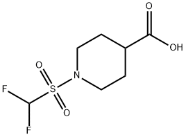 1038291-06-3 1-(difluoromethane)sulfonylpiperidine-4-carboxylic acid