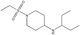 1-(ethanesulfonyl)-N-(pentan-3-yl)piperidin-4-amine Structure