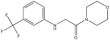 1-(morpholin-4-yl)-2-{[3-(trifluoromethyl)phenyl]amino}ethan-1-one