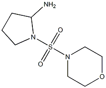 1-(morpholine-4-sulfonyl)pyrrolidin-2-amine 化学構造式